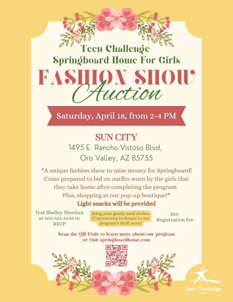 Sun City Fashion Show flyer